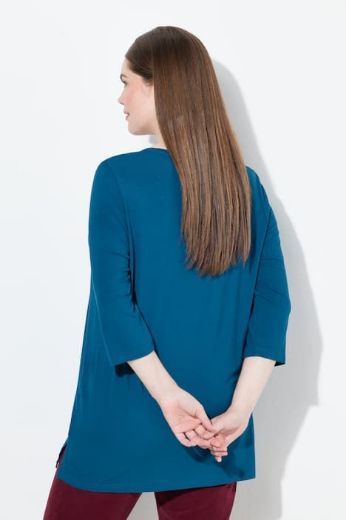Plus size veliki brojevi Majica A kroja s printom za punije
