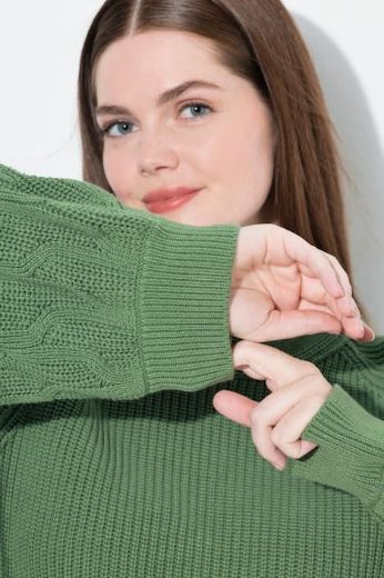 Plus size veliki brojevi Pulover od eko pamuka za punije