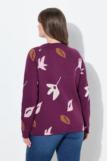 Plus size veliki brojevi Pulover od eko pamuka s printom za punije