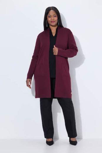 Plus size veliki brojevi Kardigan dugi model s džepovima za punije
