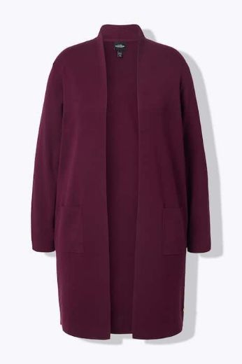 Plus size veliki brojevi Kardigan dugi model s džepovima za punije