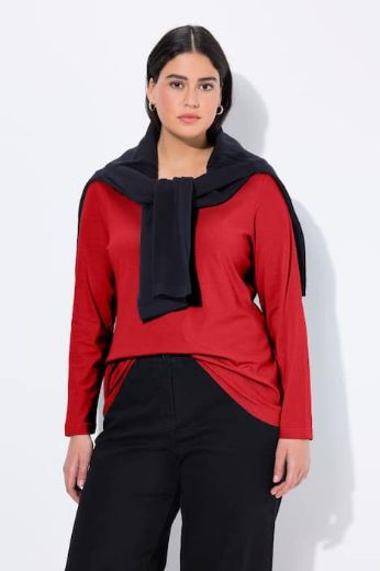 Plus size veliki brojevi Majica dugi rukavi okrugli izrez za punije