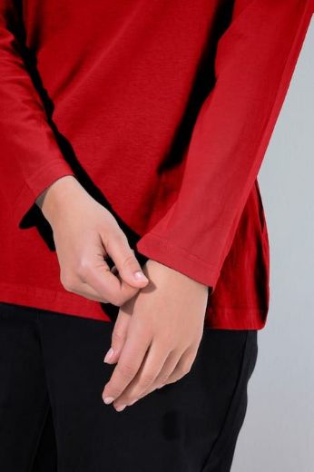 Plus size veliki brojevi Majica dugi rukavi okrugli izrez za punije