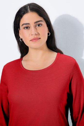 Plus size veliki brojevi Majica dugi rukavi okrugli izrez za punije