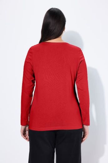 Plus size veliki brojevi Majica dugi rukavi okrugli izrez za punije