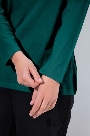 Plus size veliki brojevi Majica dugi rukavi okrugli izrez za punije