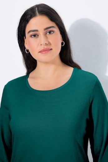 Plus size veliki brojevi Majica dugi rukavi okrugli izrez za punije