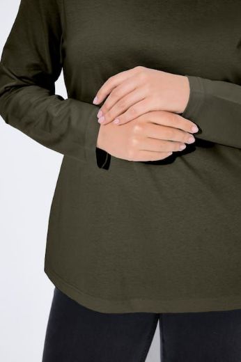 Plus size veliki brojevi Majica rol ovratnik za punije