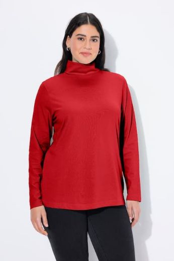 Plus size veliki brojevi Majica rol ovratnik za punije