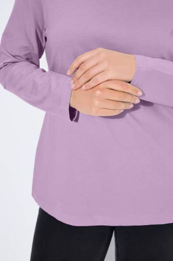 Plus size veliki brojevi Majica rol ovratnik za punije