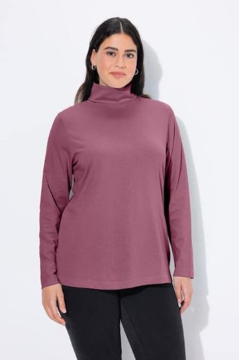 Plus size veliki brojevi Majica rol ovratnik za punije