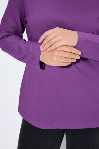 Plus size veliki brojevi Majica rol ovratnik za punije