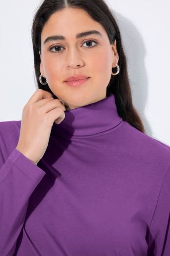 Plus size veliki brojevi Majica rol ovratnik za punije