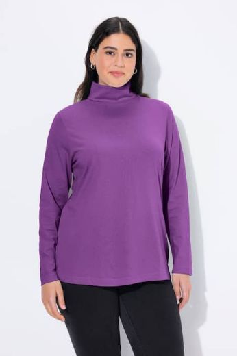 Plus size veliki brojevi Majica rol ovratnik za punije