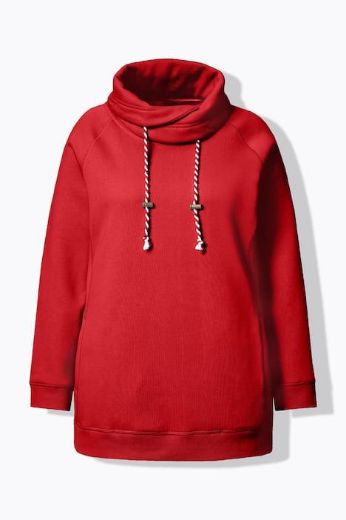 Plus size veliki brojevi Majica sportska s rol kragnom za punije