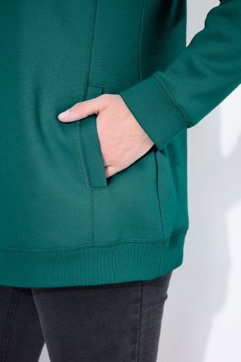 Plus size veliki brojevi Majica sportska s rol kragnom za punije