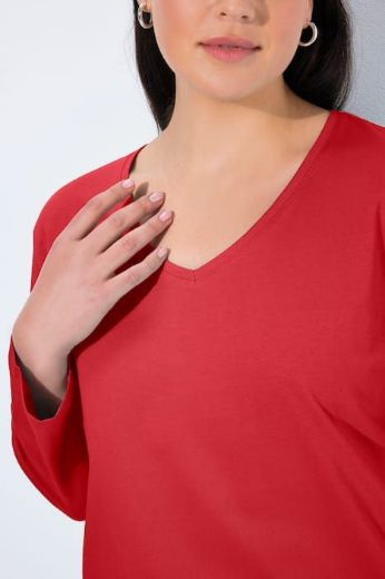 Plus size veliki brojevi Majica Basic dugi rukavi za punije