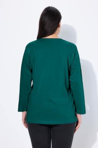 Plus size veliki brojevi Majica Basic dugi rukavi za punije