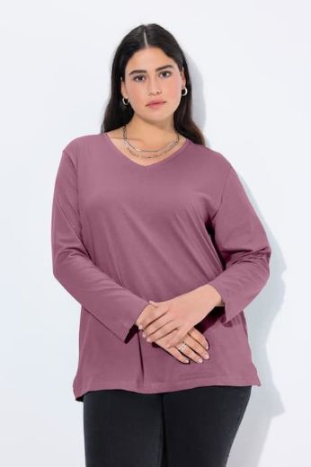 Plus size veliki brojevi Majica Basic dugi rukavi za punije