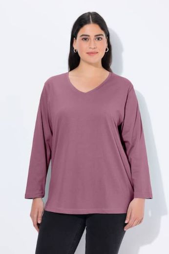 Plus size veliki brojevi Majica Basic dugi rukavi za punije