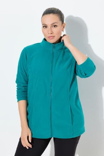 Plus size veliki brojevi Jakna sportska od flisa za punije