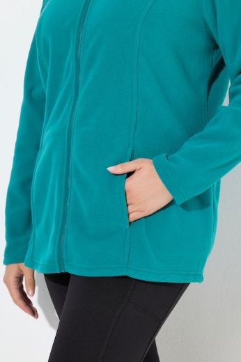 Plus size veliki brojevi Jakna sportska od flisa za punije