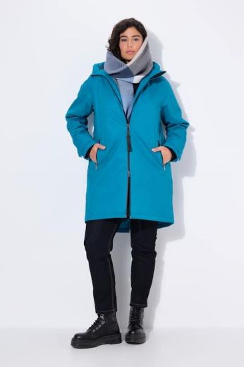 Plus size veliki brojevi Jakna funkcionalna s kapuljačom za punije