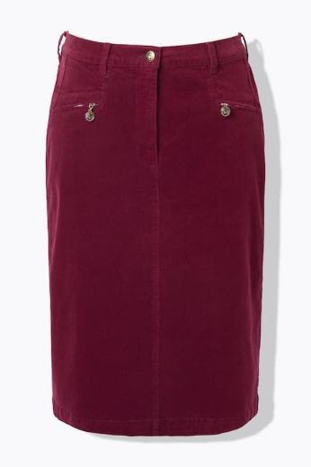 Plus size veliki brojevi Suknja midi od samta za punije