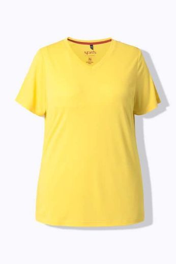 Plus size veliki brojevi Majica funkcionalna V ovratnik za punije