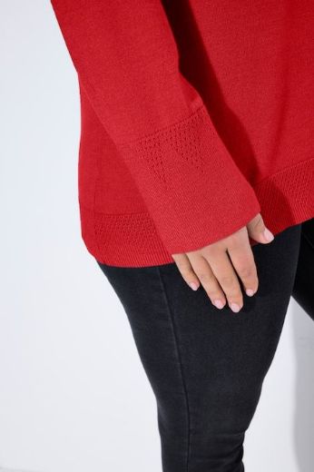 Plus size veliki brojevi Pulover povišenog ovratnika za punije