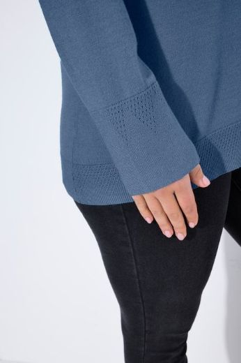 Plus size veliki brojevi Pulover povišenog ovratnika za punije