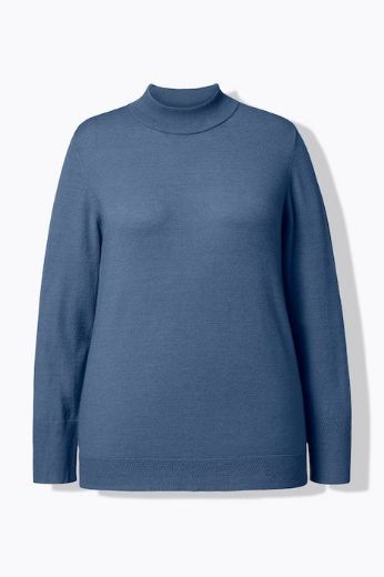 Plus size veliki brojevi Pulover povišenog ovratnika za punije