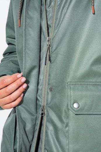 Plus size veliki brojevi Jakna s kapuljačom podstavljena za punije