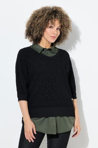 Plus size veliki brojevi Bluza bez rukava kračeg kroja za punije