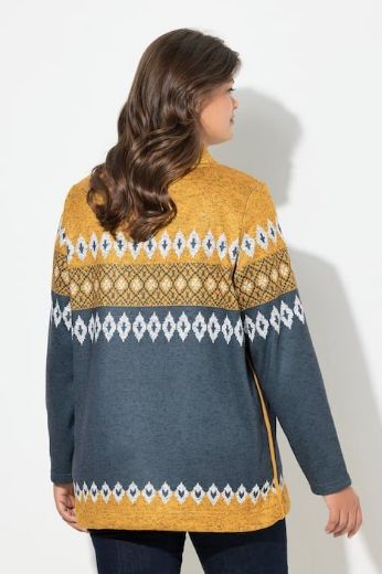 Plus size veliki brojevi Pulover dugih rukava povišenog ovratnika za punije