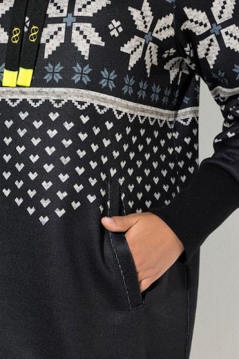Plus size veliki brojevi Haljina dugih rukava za punije