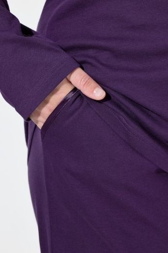 Plus size veliki brojevi Pidžama V ovratnik za punije