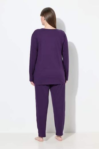 Plus size veliki brojevi Pidžama V ovratnik za punije