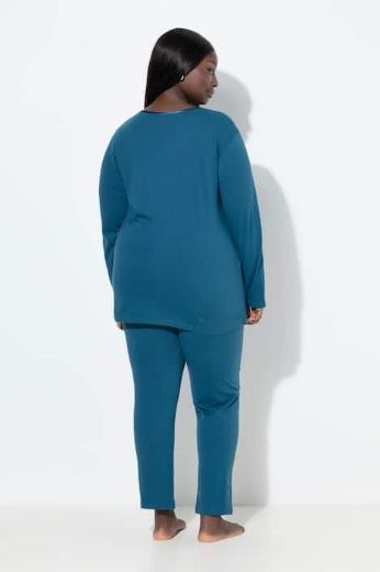 Plus size veliki brojevi Pidžama V ovratnik za punije