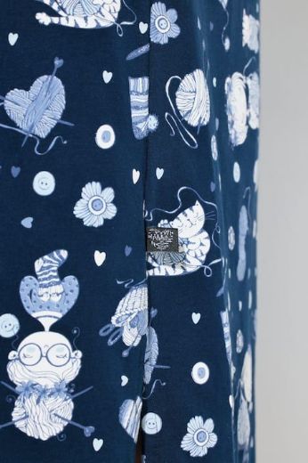 Plus size veliki brojevi Spavaćica dugih rukava 2 komada za punije