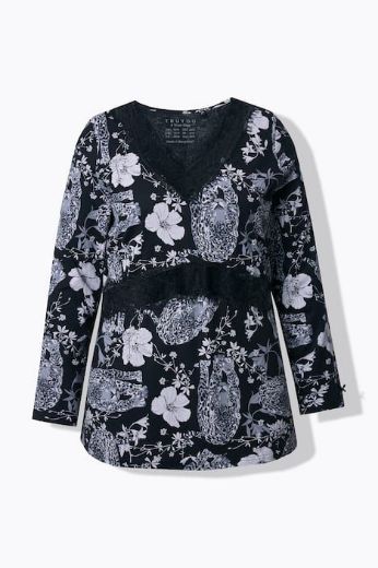 Plus size veliki brojevi Pidžama dugih rukava i dugih nogavica za punije