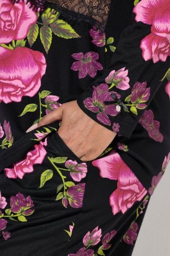 Plus size veliki brojevi Pidžama dugih rukava i dugih nogavica za punije