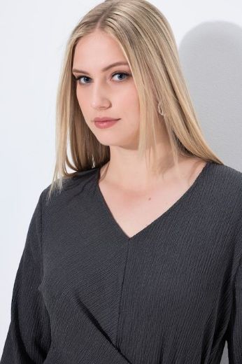 Plus size veliki brojevi Haljina midi 3/4 rukava za punije