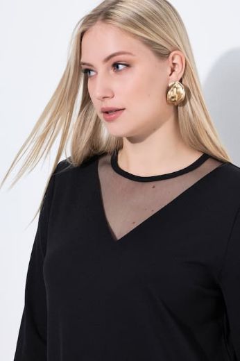 Plus size veliki brojevi Haljina midi 3/4 rukava za punije