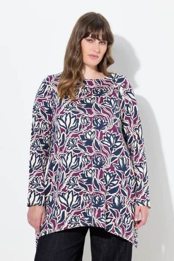 Plus size veliki brojevi Majica dugih rukava dužeg kroja za punije