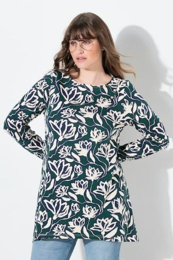 Plus size veliki brojevi Majica dugih rukava dužeg kroja za punije