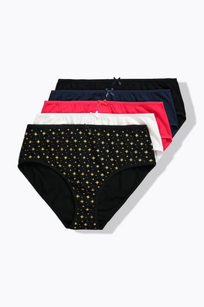 Plus size veliki brojevi Gaćice midi 5 komada za punije