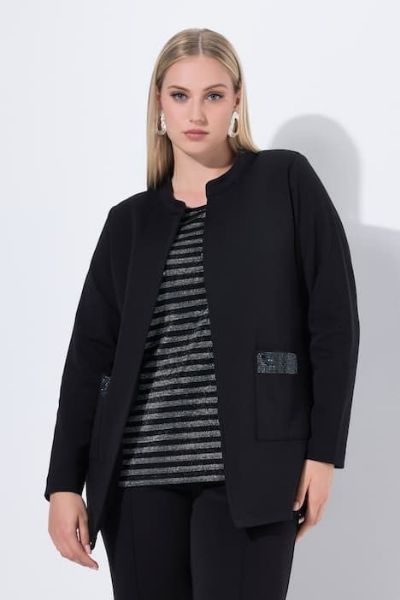 Veliki brojevi Sako ravnog kroja moda za punije