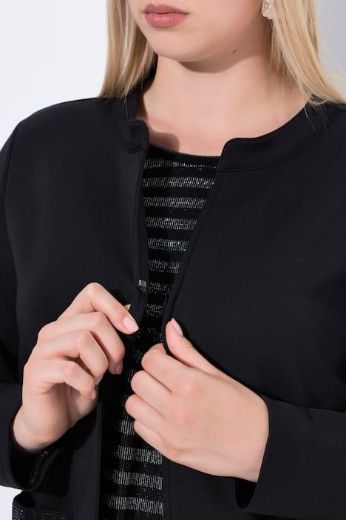 Plus size veliki brojevi Sako ravnog kroja za punije