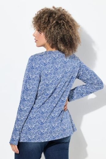 Plus size veliki brojevi Majica dugih rukava V ovratnika za punije